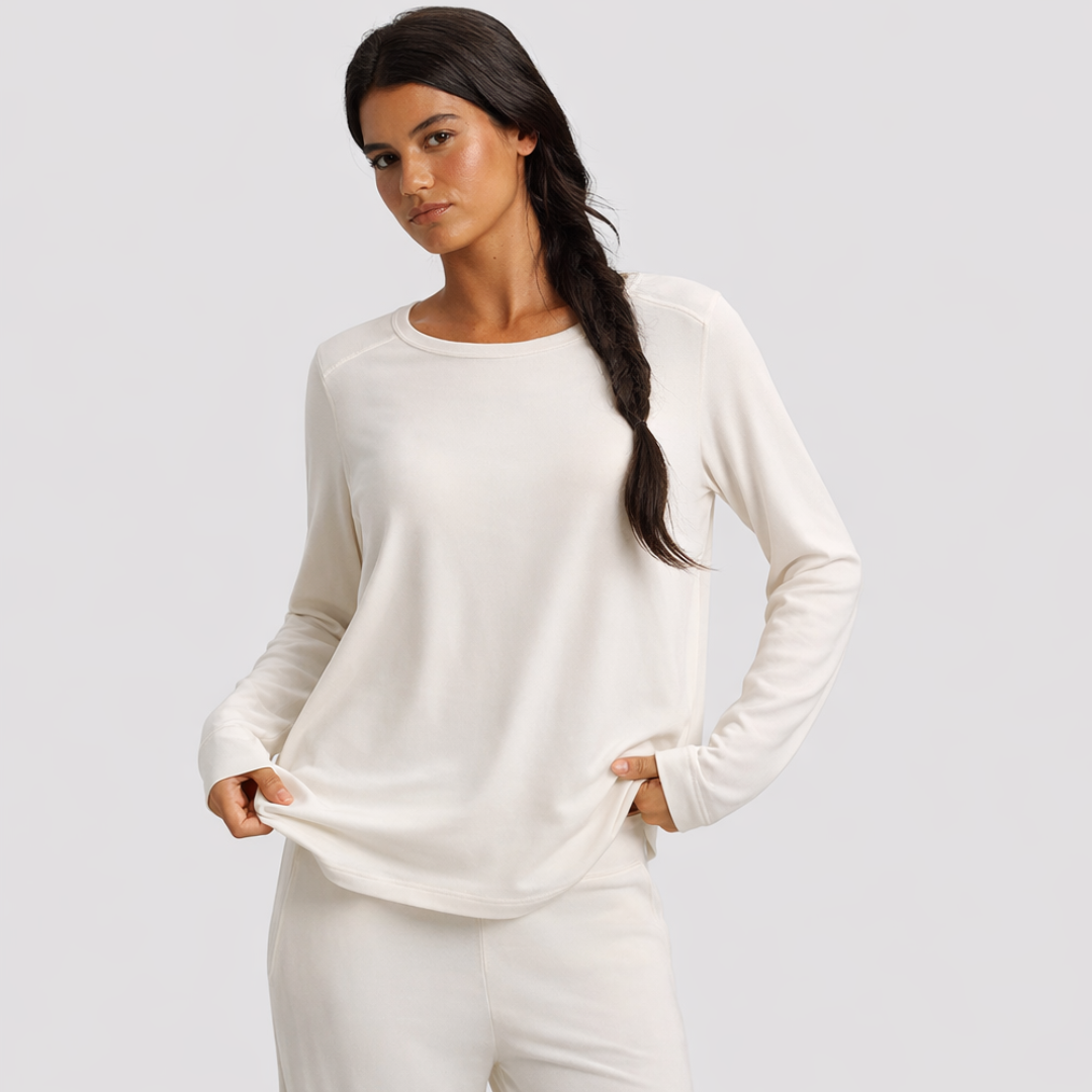 Elin Långärmad Topp Tencel