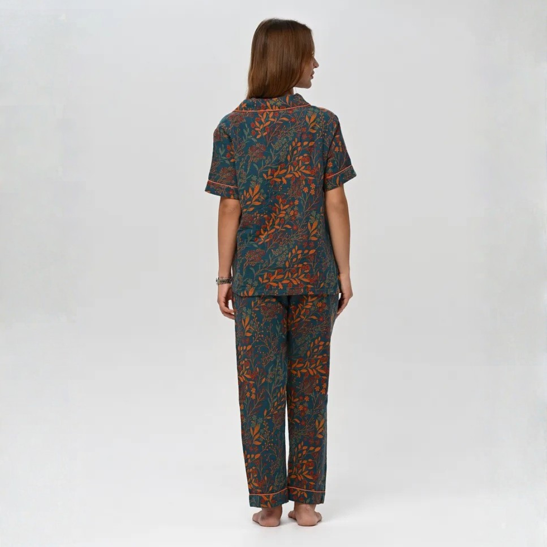 Astrid 3-delar Pyjamasset Bomull